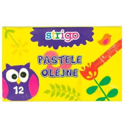 ⁨PASTELE OLEJNE STRIGO 12 KOLORÓW⁩ w sklepie Wasserman.eu