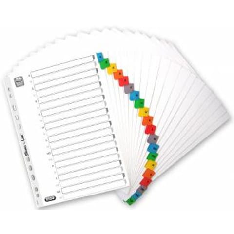 PRZEKŁADKI MYLAR ELBA A4 A-Z w sklepie Wasserman.eu