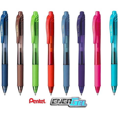 ⁨Pióro kulkowe Pentel EnerGel BL107 różowe⁩ w sklepie Wasserman.eu