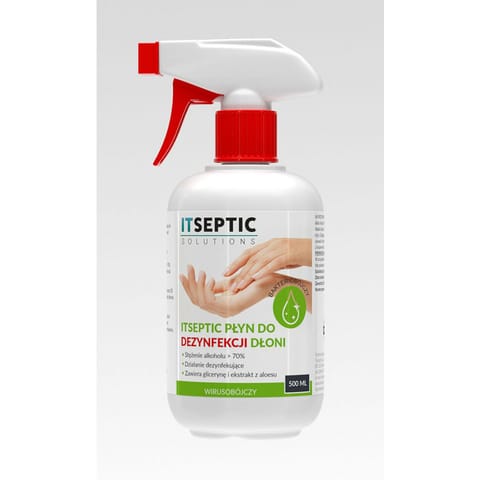 ⁨Płyn do dezynfekcji rąk Itseptic 500ml⁩ w sklepie Wasserman.eu