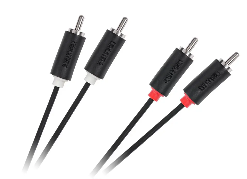 KPO3954-1.8 Kabel 2 rca - 2 rca 1,8m Cabletech standard w sklepie Wasserman.eu