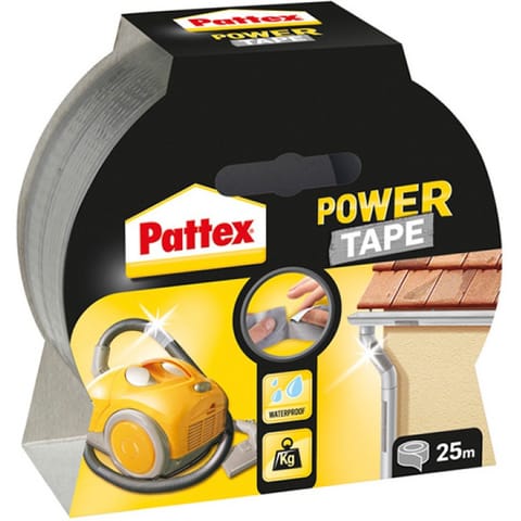 ⁨Taśma naprawcza Pattex Power Tape 48mm/25m srebrna⁩ w sklepie Wasserman.eu