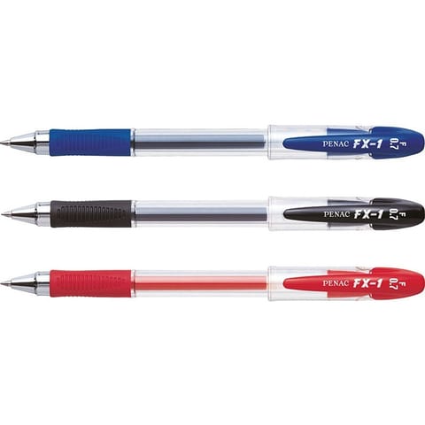 ⁨Długopis żelowy Penac FX-1 0.7mm czerwony⁩ w sklepie Wasserman.eu
