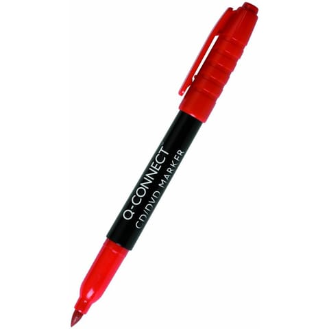 ⁨Marker do płyt Q-Connect 1.0mm czerwony⁩ w sklepie Wasserman.eu