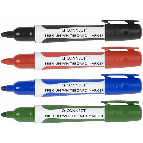 ⁨Marker do tablic Q-Connect Premium niebieski⁩ w sklepie Wasserman.eu
