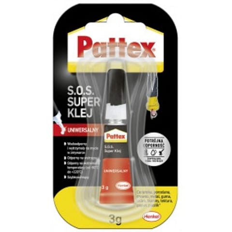 ⁨Klej Pattex S.O.S. 3g uniwersalny⁩ w sklepie Wasserman.eu