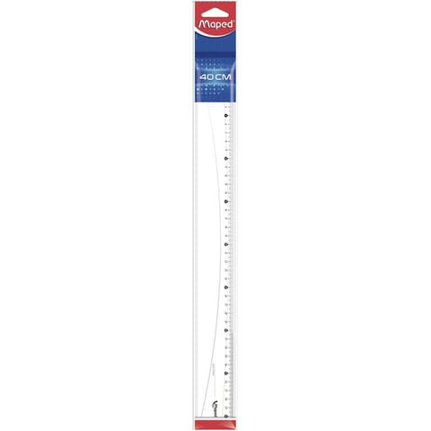 ⁨Linijka plastikowa Maped Classic 40cm⁩ w sklepie Wasserman.eu