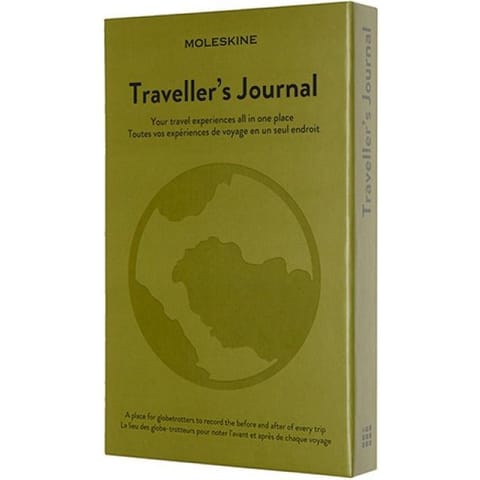 ⁨Notatnik Moleskine Passion Traveller's Journa 13x21cm zielony⁩ w sklepie Wasserman.eu
