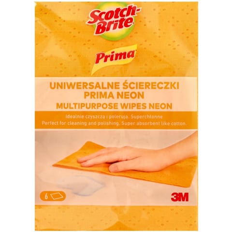 ⁨Ściereczki Scotch-Brite Prima uniwersalne (6)⁩ w sklepie Wasserman.eu