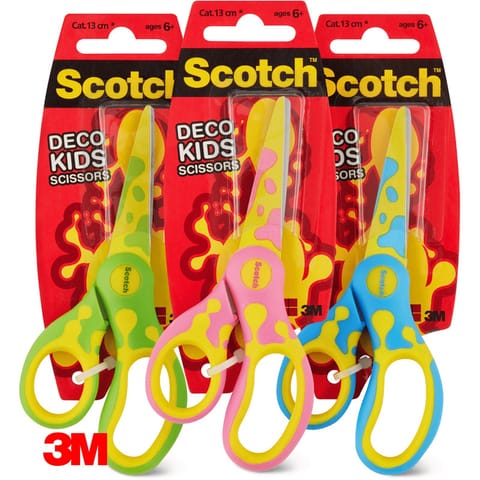 Nożyczki Scotch Deco 13cm mix kolorów w sklepie Wasserman.eu