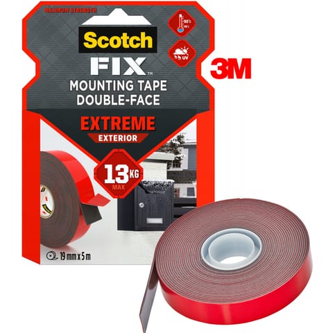 ⁨Taśma montażowa Scotch Fix Extreme 19mm/5m czarna⁩ w sklepie Wasserman.eu