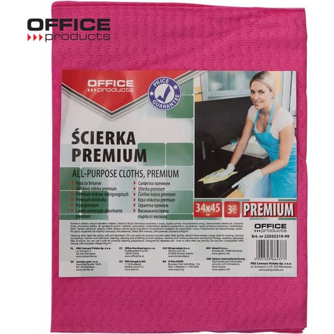 ⁨Ściereczki Office Products 34x45cm 80% wiskoza (3)⁩ w sklepie Wasserman.eu