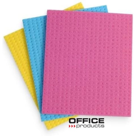 ⁨Ściereczki gąbczaste Office Products 16x18cm (3)⁩ w sklepie Wasserman.eu