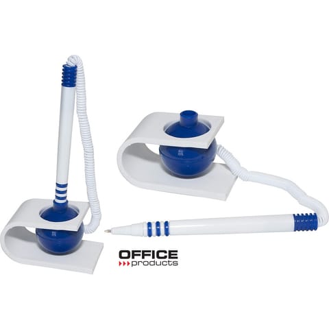 ⁨Długopis na sprężynce Office Products stojący niebieski⁩ w sklepie Wasserman.eu