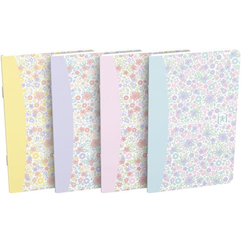 ⁨Zeszyt Oxford Floral 90x140mm/30k linia mix kolorów⁩ w sklepie Wasserman.eu