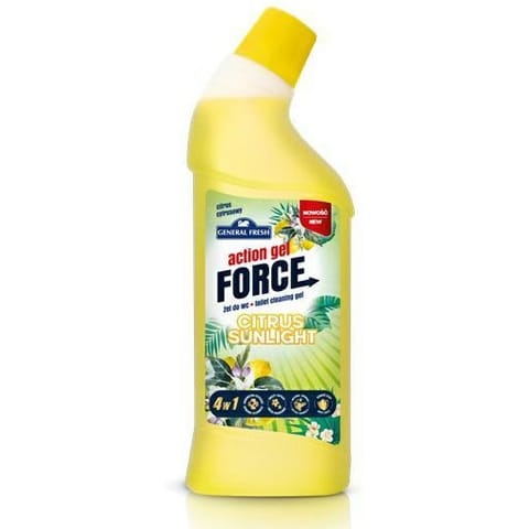 ⁨Żel do WC Action Gel Force 1L cytrusy⁩ w sklepie Wasserman.eu