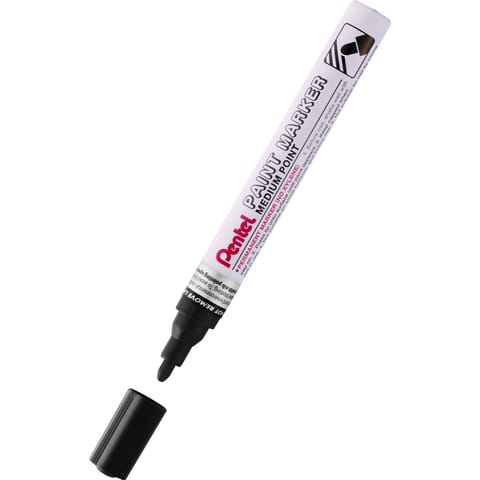 ⁨Marker olejowy Pentel MMP10 kremowo żółty⁩ w sklepie Wasserman.eu
