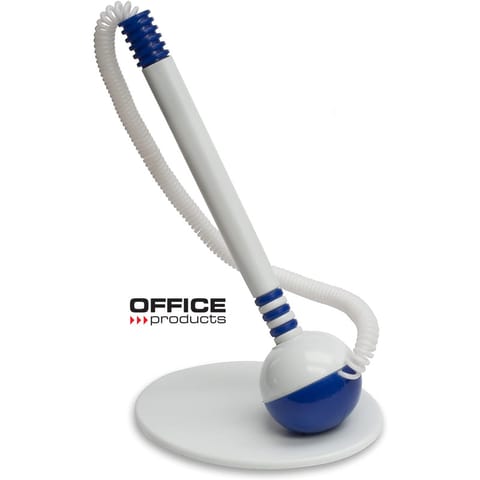 ⁨Długopis na sprężynce Office Products stojący niebieski⁩ w sklepie Wasserman.eu