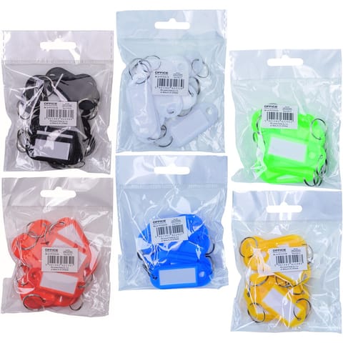 ⁨Zawieszki na klucze Office Products niebieskie (10)⁩ w sklepie Wasserman.eu