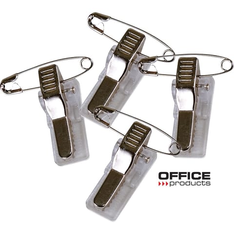 ⁨Klipsy do identyfikatora Office Products (100)⁩ w sklepie Wasserman.eu