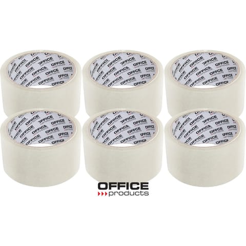 ⁨Taśma pakowa Office Products 48mm/50y Hot-melt transparentna (6)⁩ w sklepie Wasserman.eu