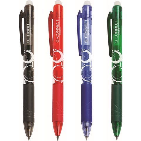 ⁨Długopis wymazywalny Q-Connect 1.0mm niebieski⁩ w sklepie Wasserman.eu
