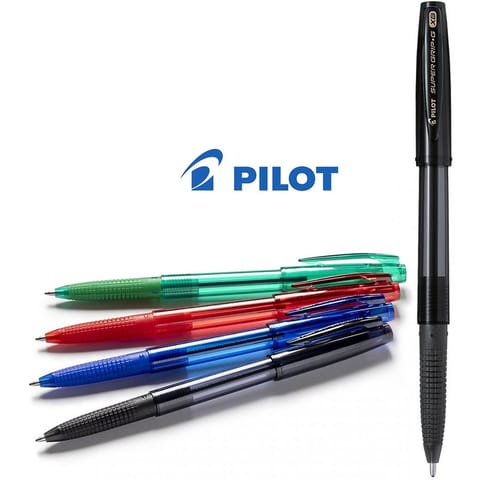 ⁨Długopis olejowy Pilot Super Grip G (XB) czerwony⁩ w sklepie Wasserman.eu