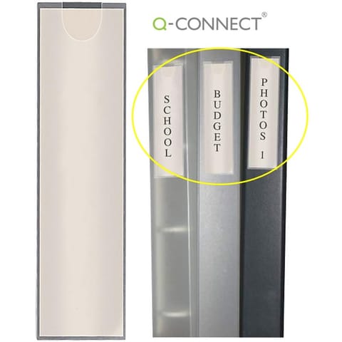 ⁨Kieszenie samoprzylepne Q-Connect 35x102mm (12)⁩ w sklepie Wasserman.eu