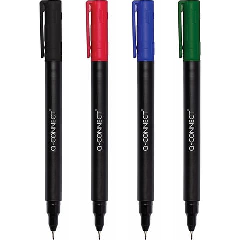 ⁨Marker do płyt Q-Connect S 0.4mm zielony, ZIELONY⁩ w sklepie Wasserman.eu