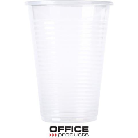 ⁨Kubek plastikowy Office Products 200ml termiczny transparentny (100)⁩ w sklepie Wasserman.eu