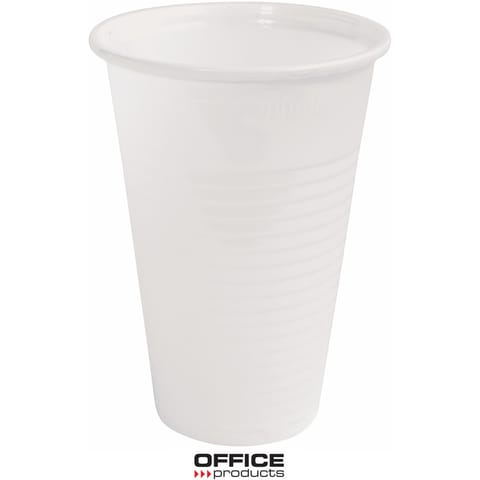 ⁨Kubek plastikowy Office Products 200ml termiczny biały (100)⁩ w sklepie Wasserman.eu