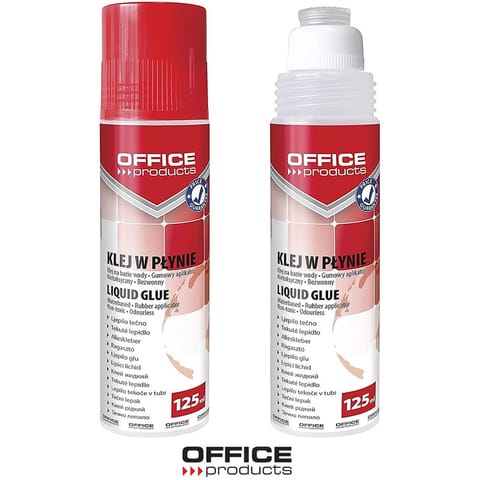 ⁨Klej w płynie Office Products 125ml transparentny⁩ w sklepie Wasserman.eu