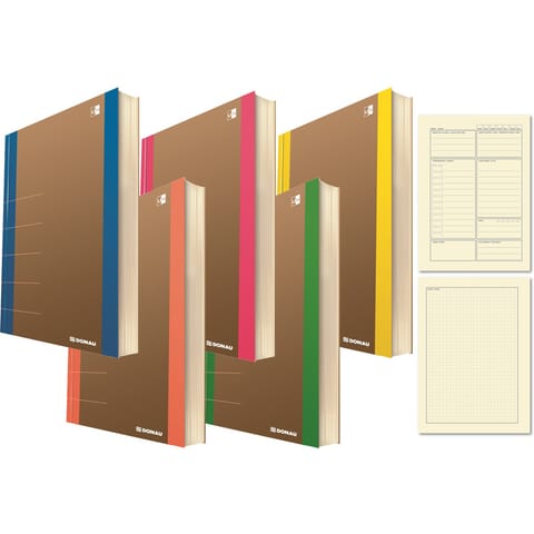 ⁨Notatnik Donau Life 165x230mm 80k kratka pomarańczowy⁩ w sklepie Wasserman.eu