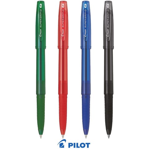 ⁨Długopis olejowy Pilot Super Grip G (F), NIEBIESKI⁩ w sklepie Wasserman.eu