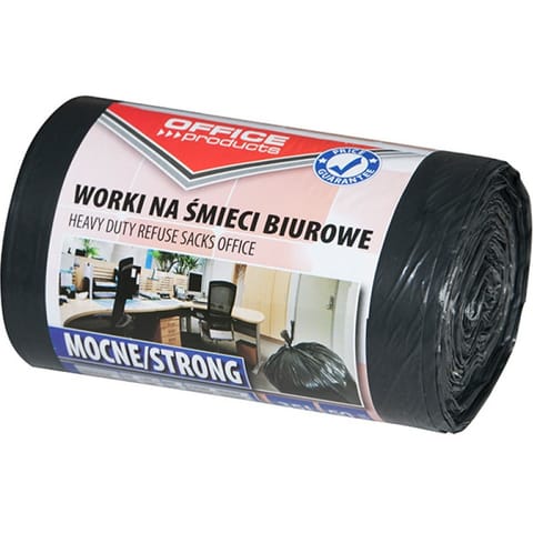 ⁨Worki na śmieci Office Products 35L LDPE czarne (50)⁩ w sklepie Wasserman.eu