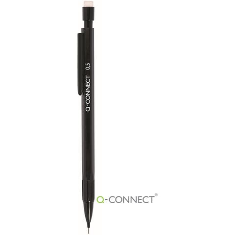 ⁨Ołówek automatyczny Q-Connect 0.5mm czarny⁩ w sklepie Wasserman.eu