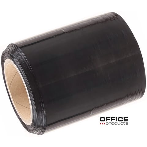 ⁨Folia stretch Office Products Mini-Rap 0.3kg 23µm czarna⁩ w sklepie Wasserman.eu