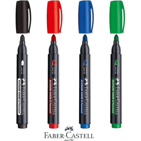 ⁨Marker permanentny Faber-Castell 52, ZIELONY⁩ w sklepie Wasserman.eu