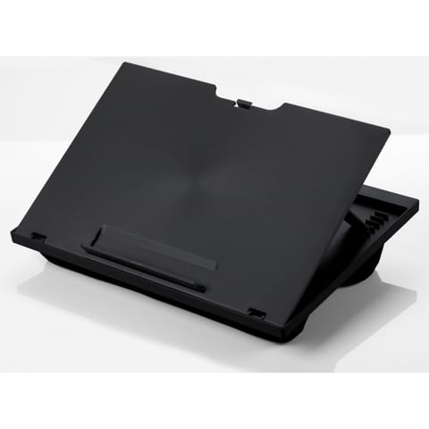 ⁨Podstawa pod laptop Q-Connect 37.6x28x5.8cm czarna⁩ w sklepie Wasserman.eu