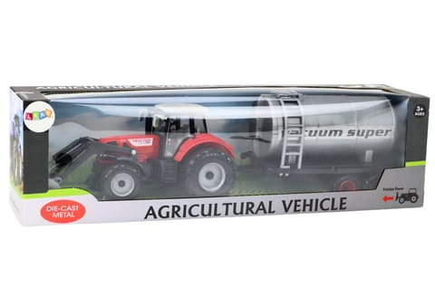 ⁨Traktor Rolniczy Koparka z Cysterną Napęd Czerwony⁩ w sklepie Wasserman.eu