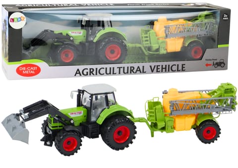 ⁨Traktor Rolniczy Koparka Z Opryskiwaczem Napęd Zielony⁩ w sklepie Wasserman.eu