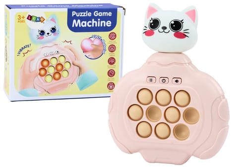 ⁨Gra Pop-It Kotek Różowa Konsola Zręcznościowa Pad Sensoryczny Wibracje⁩ w sklepie Wasserman.eu