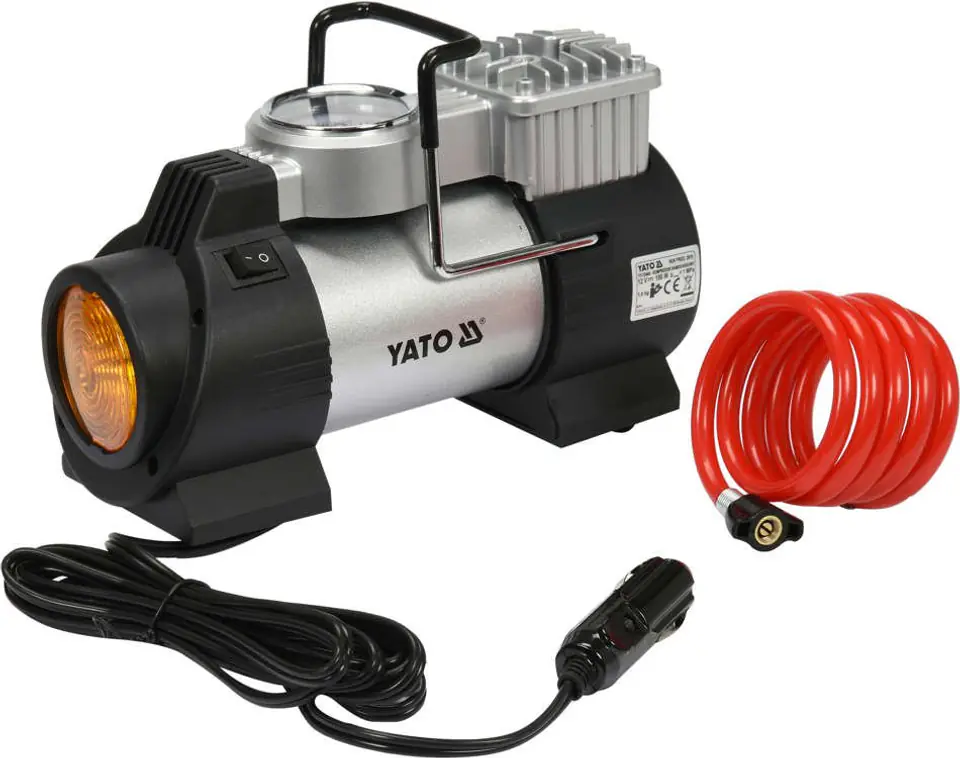 ⁨CAR COMPRESSOR WITH LED LAMP 180W⁩ at Wasserman.eu