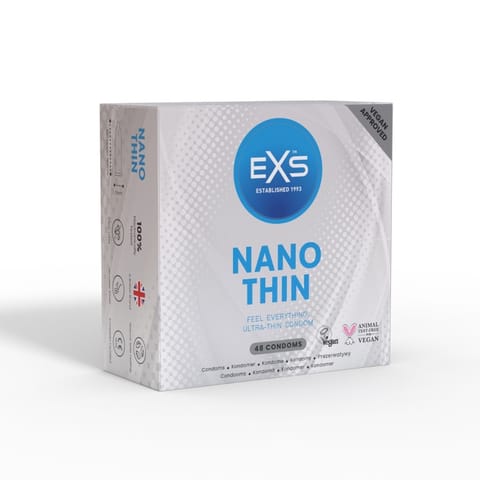 ⁨PREZERWATYWY 48 SZT. EXS NANO THIN⁩ w sklepie Wasserman.eu