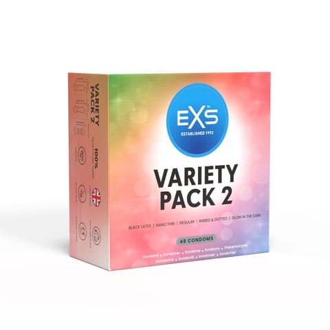 ⁨PREZERWATYWY 48 SZT. EXS VARIETY PACK 2⁩ w sklepie Wasserman.eu