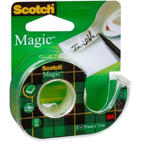 ⁨TAŚMA BIUROWA SCOTCH MAGIC 19mm/7.6m + PODAJNIK⁩ w sklepie Wasserman.eu