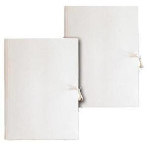 ⁨TECZKA KARTONOWA WIĄZANA BARBARA A4/280g BIAŁA⁩ w sklepie Wasserman.eu