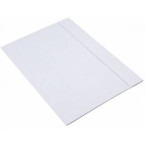 ⁨Teczka kartonowa z gumką A4 280g/m2 biała⁩ w sklepie Wasserman.eu