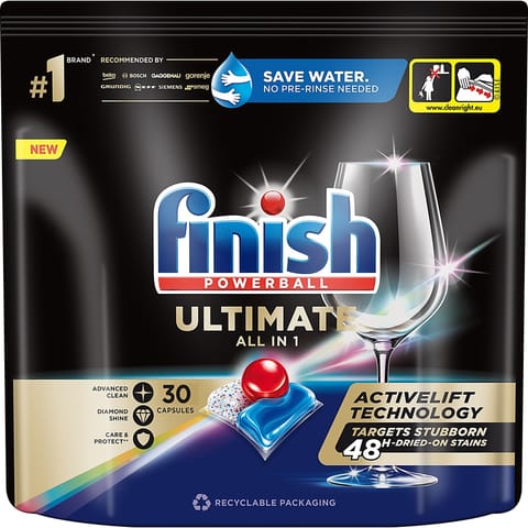 ⁨Kapsułki do zmywarki Finish Ultimate All-in-1 Fresh (30)⁩ w sklepie Wasserman.eu