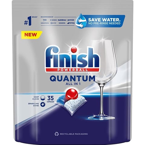 ⁨Kapsułki do zmywarki Finish Quantum All-in-1 Fresh (35)⁩ w sklepie Wasserman.eu